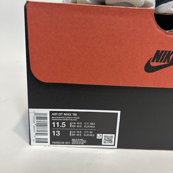 Nike Air DT Max '96 “Black Varsity Maize White/Deion Sanders” 2024 - Picture 5 of 5